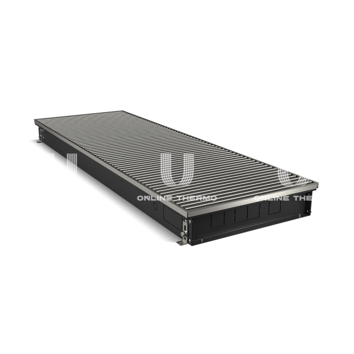 Конвектор внутрипольный Royal Thermo ATRIUM RT-A-90/400/2600-DG-U-NA, с естественной конвекцией, без вентилятора 