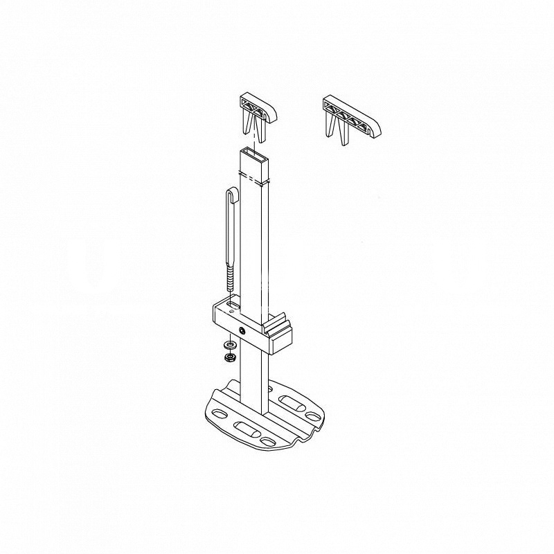 Напольное крепление для радиаторов отопления керми