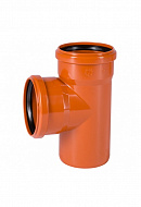 Тройник 87º PVC-U (НПВХ) Ostendorf KG KGEA 222400 D160х160 мм 