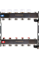 Распределительный коллектор (группа) для отопления Rommer RMS-3201-000005 ВР 1", на 5 контуров 3/4" EK, нержавеющая сталь 