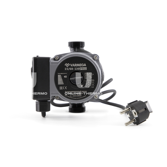 Насос циркуляционный Varmega VMCP02 PRO 15/60 130, VMCP02-15601302, с гайками 