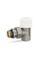 Термостатический клапан (терморегулятор) Varmega VMDV05-310404, 1/2" ВР-НР, угловой, серый 