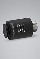 Термостатическая головка (термостат) Royal Thermo Smart Heat RTE 77.001B, электронная, M30х1.5 + Click, черная 