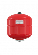 Расширительный бак для отопления Uni-Fitt HS PRO, 18 л, красный, вертикальный, подвесной 