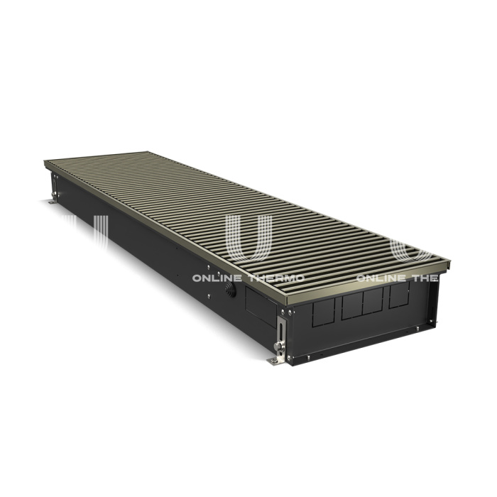 Конвектор внутрипольный Royal Thermo ATRIUM RT-A-110/300/1200-DG-U-DB, с естественной конвекцией, без вентилятора 