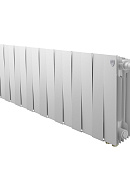 Биметаллический дизайн радиатор Royal Thermo PianoForte VD 300 Bianco Traffico (белый) VDR80 - 16 секций, нижнее правое подключение, 80мм 