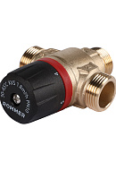 Термостатический смесительный клапан Rommer RVM-1121-186520 НР 3/4", Kvs 1.8, PN5, 30-65°C 