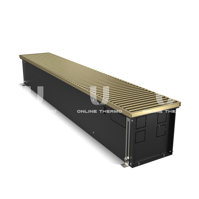 Конвектор внутрипольный Royal Thermo ATRIUM RT-A-190/200/2000-DG-U-LB, с естественной конвекцией, без вентилятора 
