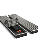 Конвектор внутрипольный Royal Thermo ATRIUM RT-A-75/250/1600-DG-U-NA, с естественной конвекцией, без вентилятора 