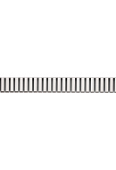 Решетка для душевого лотка AlcaPlast LINE-750L, нержавеющая сталь, глянцевая, 750 мм 