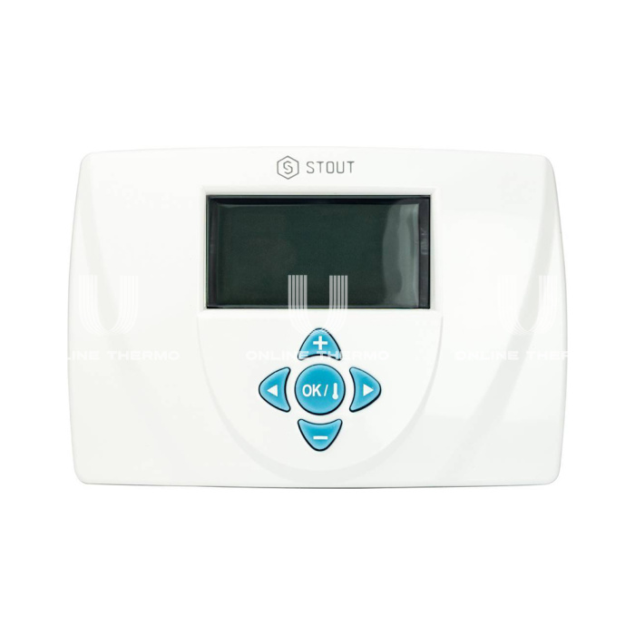 Комнатный термостат (терморегулятор) Stout STE-0002-000016, с таймером Milux Weekly 