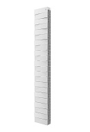 Биметаллический дизайн радиатор Royal Thermo PianoForte Tower 200 Bianco Traffico (белый) - 22 секции, нижнее / верхнее раздельное подключение 