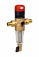 Комбинированный промывной фильтр Goetze FD07-3/4C (SP) GTZFIN007, для холодной воды, с редуктором давления, с сетчатым фильтром 