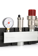 Группа безопасности котла Varmega VMSG07-M306030, 1", 3 бар, сталь, до 200 кВт, с термоизоляцией 