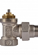 Комплект термостатический угловой с запорным клапаном Royal Thermo RTE 07.009 (НС-1442896), DN15 1/2" ВР-НР, без преднастройки 
