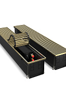 Конвектор внутрипольный Royal Thermo ATRIUM RT-A-190/200/2400-DG-U-LB, с естественной конвекцией, без вентилятора 