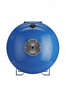 Гидроаккумулятор (расширительный бак) для водоснабжения Wester WAO100, 100 л, cиний, горизонтальный, напольный на ножках 