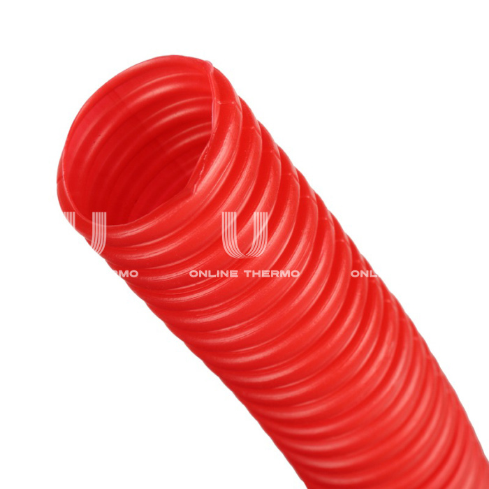 Труба гофрированная Stout SPG-0002-503225 ПНД 32 мм, красная, (для труб 25 мм), бухта 50 м 
