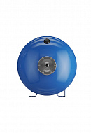 Гидроаккумулятор (расширительный бак) для водоснабжения Wester WAO150P, 150 л, cиний, горизонтальный, напольный, нержавеющий фланец 