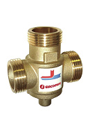 Термостатический смесительный клапан Giacomini R157AY053, НР 1", смешение боковое 
