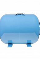 Гидроаккумулятор (расширительный бак) для водоснабжения Джилекс Г 50, 50 литров синий, горизонтальный на ножках 