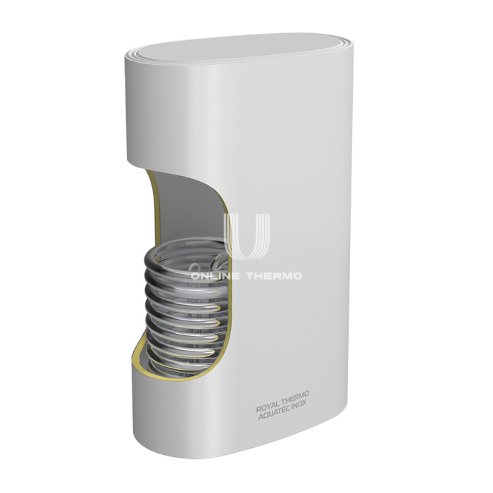 Водонагреватель (бойлер) косвенного нагрева Royal Thermo AQUATEC INOX RTWX-F 80, RTWX-F 80, настенный, 80 л 