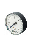 Манометр аксиальный Watts 10008023 F+R150 (MAS), диаметр 80 мм, 6 бар, 1/4" 