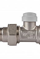 Комплект термостатический прямой с запорным клапаном Royal Thermo RTE 07.013 (НС-1442893), DN15 1/2" ВР-НР, без преднастройки 