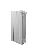 Биметаллический дизайн-радиатор Royal Thermo PianoForte 500 VL80, белый - 4 секции, нижнее подключение 