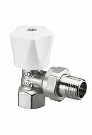Радиаторный клапан (вентиль) ручной регулировки Oventrop 1190504, DN15, 1/2" ВР-НР, серия HR, угловой 
