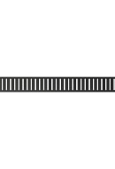 Решетка для душевого лотка AlcaPlast PURE-650BLACK, нержавеющая сталь, черная, матовая, 650 мм 