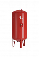 Расширительный бак для отопления Wester WRV750, 750 л, красный, вертикальный, напольный на ножках 