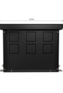 Конвектор внутрипольный Royal Thermo ATRIUM RT-A-190/250/1800-DG-U-LB, с естественной конвекцией, без вентилятора 