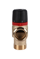 Термостатический смесительный клапан Rommer RVM-1131-236525 НР 1", Kvs 2.3, PN5, 30-65°C 