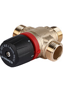 Термостатический смесительный клапан Rommer RVM-0122-166020 НР 3/4", Kvs 1.6, PN5, 35-60°C 