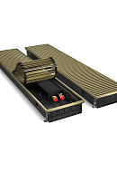 Конвектор внутрипольный Royal Thermo ATRIUM RT-A-90/250/800-DG-U-LB, с естественной конвекцией, без вентилятора 