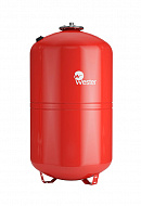 Расширительный бак для отопления Wester WRV150, 150 л, красный, вертикальный, напольный на ножках 
