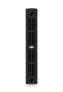 Биметаллический радиатор секционный Rifar Supremo 350, боковое подключение - 14 секций, антрацит 