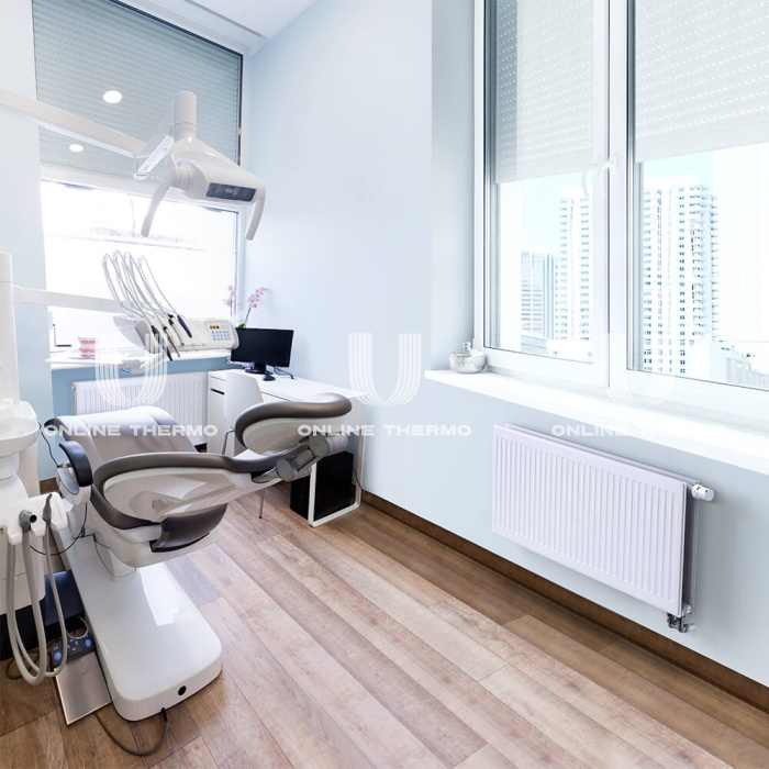 Стальной панельный радиатор Royal Thermo Ventil Hygiene 20/500/3000, нижнее подключение 