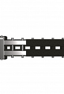 Балансировочный коллектор Gidruss (Гидрусс) BMSS-80-7DU.EPP, до 80 кВт, нержавеющая сталь, с термоизоляцией 