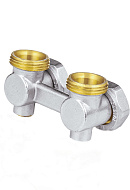 Узел нижнего подключения Aquasfera 5013-01 3/4"EKх3/4"EK НР-ВР, угловой, для двухтрубных систем 
