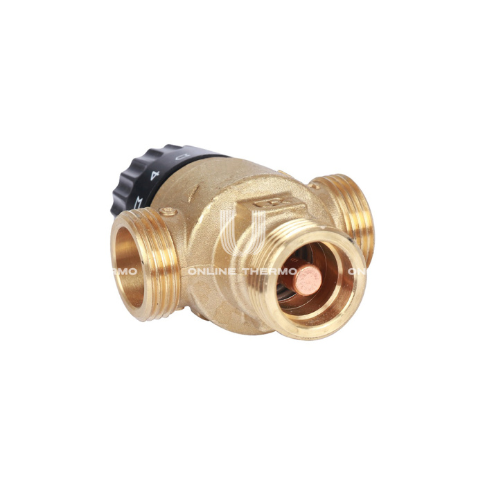 Термостатический смесительный клапан Stout SVM-0125-236520 DN20 НР 3/4", Kvs 2.3, PN10, 30-65°С, смешение вниз 