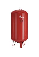 Расширительный бак для отопления Wester WRV2000-10, 2000 л, красный, вертикальный, напольный на ножках 