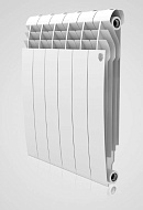 Алюминиевый радиатор  Royal Thermo DreamLiner alum 500, белый - 4 секции, боковое подключение 