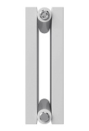 Стальной трубчатый дизайн-радиатор Royal Thermo Shift Q30 C2030/14, боковой, белый, с креплением 