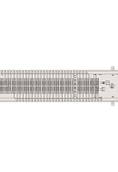 Конвектор внутрипольный Vitron ВК.55.200.1800.2ТГ (187 Вт), с естественной конвекцией (без вентилятора) 