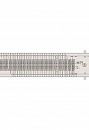 Конвектор внутрипольный Vitron ВК.55.200.1900.2ТГ (200 Вт), с естественной конвекцией (без вентилятора) 