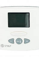 Комнатный термостат (терморегулятор) Stout WFHT-LCD STE-0002-000015, электронный, с выносным датчиком 