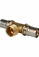 Тройник с наружной резьбой Stout SFP-0008-203420 20х3/4"х20, пресс-фитинг 