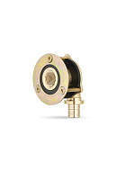 Угольник с внутренней резьбой Varmega Slide-fit VM520002004, 20×1/2", с креплением под гипсоркатон, аксиальный, латунь 